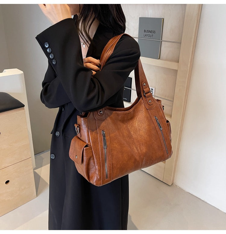 Novira™ | Leather Tote Bag