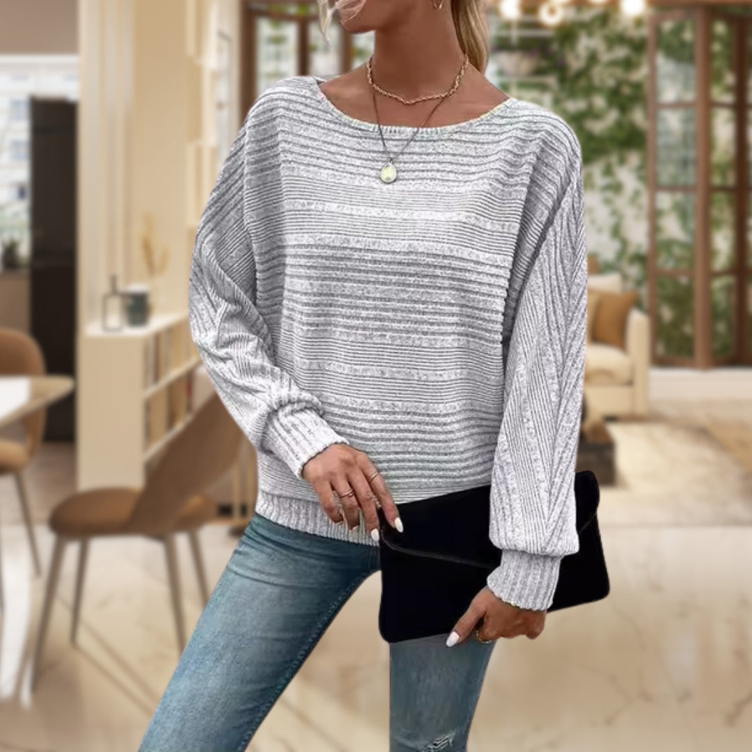 AUDREY | TEXTURED PULLOVER