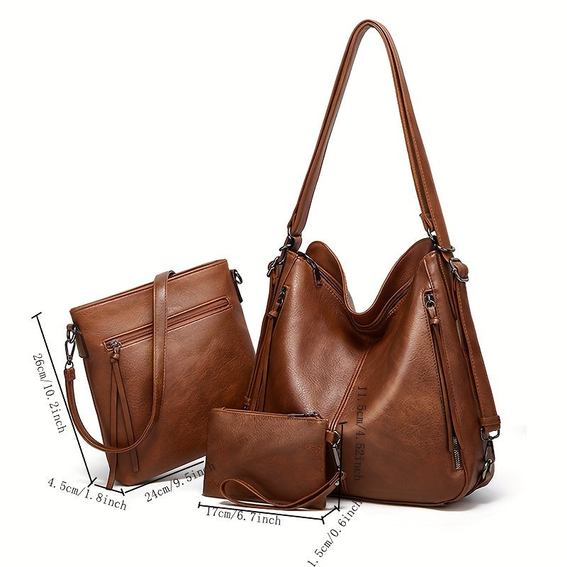 ISABELLA | 3-PIECE HANDBAG SET