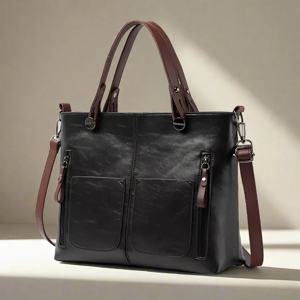 CLARA™ - LEATHER SHOULDER BAG