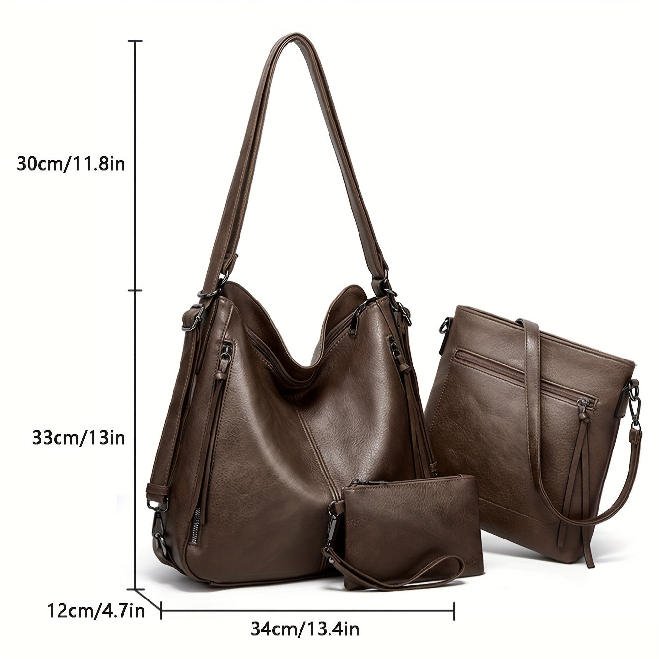 ISABELLA | 3-PIECE HANDBAG SET