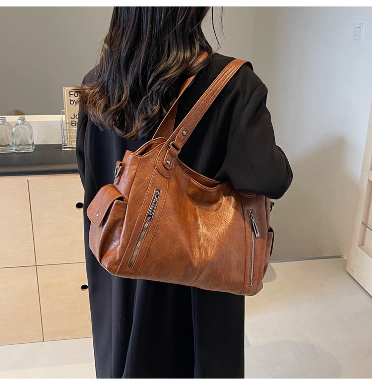 Novira™ | Leather Tote Bag