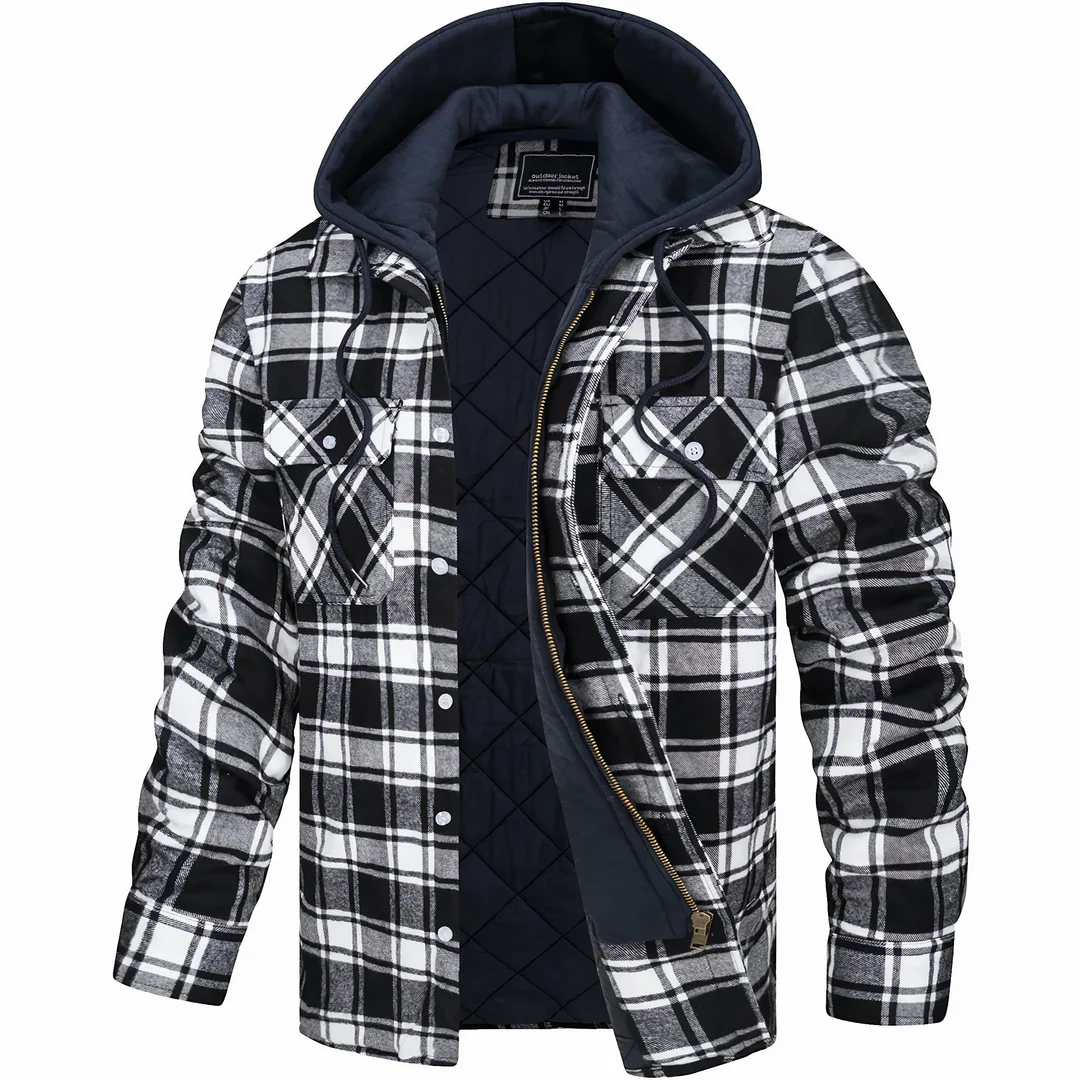 Jackson | Checked jacket with zip